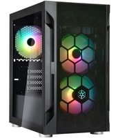 SilverStone FARA H1M PRO Micro Tower Nero Nero, Micro Tower, PC, Nero, micro ATX, Mini-DTX, Mini-ITX, Plastica, Acciaio, Multi