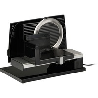 Graef S 11002 affettatrice Elettrico 170 W Nero Alluminio Nero, Elettrico, 2 cm, Nero, Alluminio, 17 cm, Frastagliata