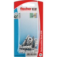 fischer 504330 spina 10 pezzo(i) Metallo Rotondo argento, Rotondo, Metallo, 3,1 cm, 3,5 cm, 10 pezzo(i)