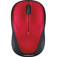 Logitech Wireless M235 mouse RF Wireless Ottico rosso, Ottico, RF Wireless, Rosso