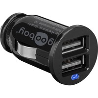 goobay 58820 Caricabatterie per dispositivi mobili Nero Interno Nero, Interno, Accendisigari, 5 V, 1 m, Nero