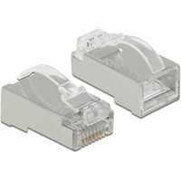 DeLOCK 86474 cavo di collegamento RJ-45 Trasparente trasparente, RJ-45, Trasparente, Maschio, Dritto, Policarbonato, Cat6