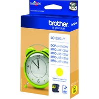 Brother LC125XLY cartuccia d'inchiostro 1 pz Originale Giallo 1200 pagine, 1 pz, Confezione singola