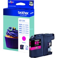 Brother LC-123M cartuccia d'inchiostro 1 pz Originale Magenta Inchiostro a base di pigmento, 600 pagine, 1 pz, Confezione singola, Vendita al dettaglio