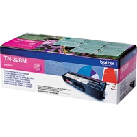 Brother TN-328M cartuccia toner 1 pz Originale Magenta 6000 pagine, Magenta, 1 pz, Vendita al dettaglio