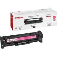 Canon CRG-718 M cartuccia toner 1 pz Originale Magenta 2900 pagine, Magenta, 1 pz, Vendita al dettaglio