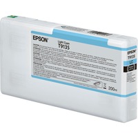 Epson T9135 Light Cyan Ink Cartridge (200ml) Resa standard, Inchiostro a base di pigmento, 200 ml, 1 pz