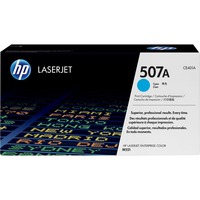 HP Cartuccia Toner originale ciano LaserJet 507A turchese, 5000 pagine, 6000 pagine, Ciano, 1 pz, Vendita al dettaglio