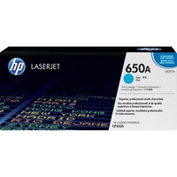 HP Cartuccia Toner originale ciano LaserJet 650A 15000 pagine, Ciano, 1 pz