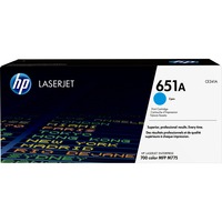 Image of Cartuccia Toner originale ciano LaserJet 651A004