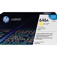 HP Cartuccia Toner originale giallo LaserJet 646A 12500 pagine, Giallo, 1 pz