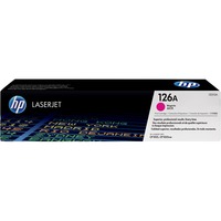 HP Cartuccia Toner originale magenta LaserJet 126A 1000 pagine, Magenta, 1 pz, Vendita al dettaglio