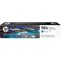 HP Cartuccia ciano originale ad alta capacità 981X PageWide Resa elevata (XL), Inchiostro a base di pigmento, 116 ml, 10000 pagine, 1 pz