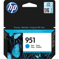 HP Cartuccia originale inchiostro ciano 951 Resa standard, Inchiostro a base di pigmento, 8,5 ml, 700 pagine, 1 pz